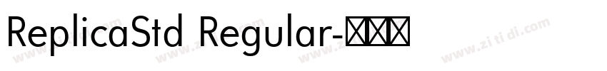 ReplicaStd Regular字体转换